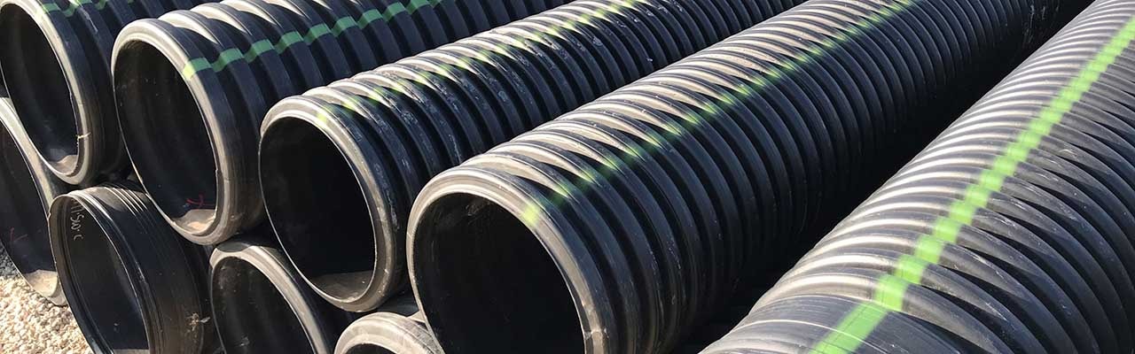 HDPE pipe offers a smooth interior and corrugated exterior for exceptional hydraulics and strength.